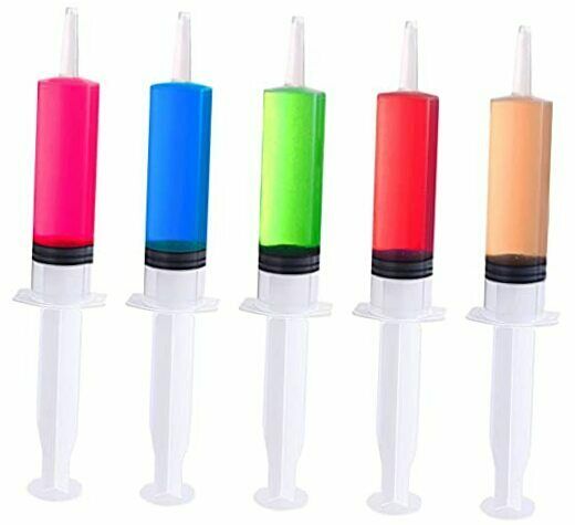 50 Pack Durable Reusable Jello Shot Syringes For Parties - 2oz/60ml 50 Pcs
