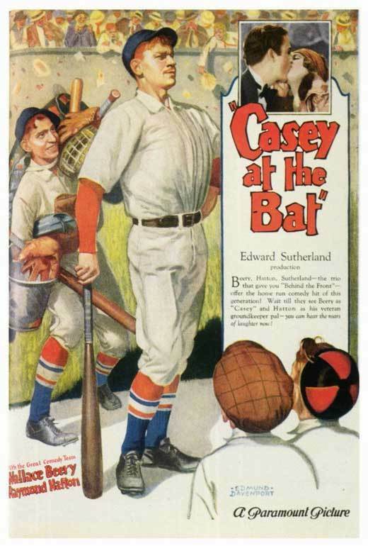 Casey At The Bat Movie Poster 27x40 Wallace Beery Ford Sterling Zasu Pitts