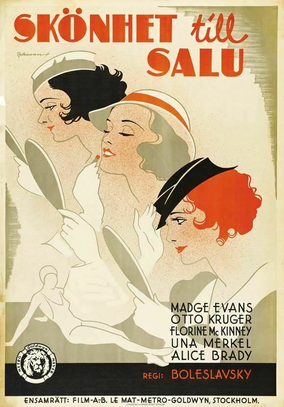 Beauty For Sale (swedish) 11x17 Movie Poster (1933)