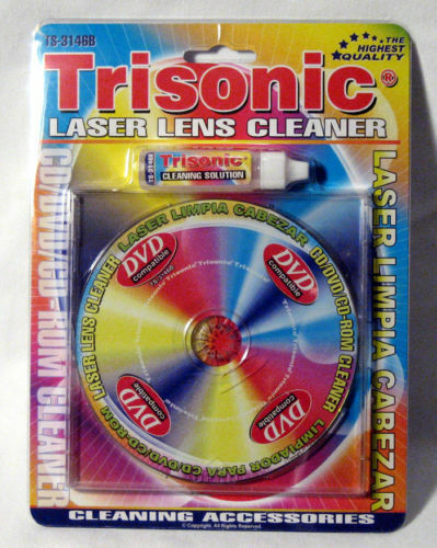 Cd Dvd Cd-rom Laser Lens Cleaner Compact Disc Dry/wet Laser Lens Cleaning Kit