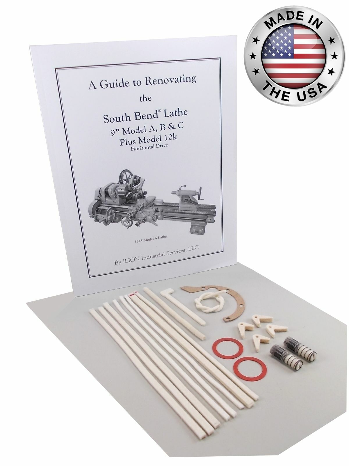 South Bend Lathe 9" Model A - Rebuild Guide & Parts Kit (horizontal Drive)