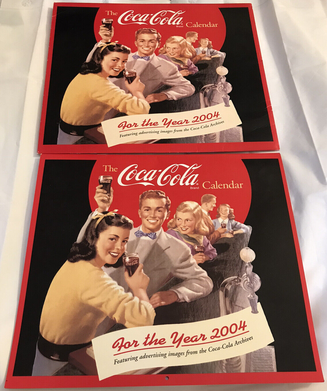 Coca-cola Calendar 2004 New With Folder Coke Collectible