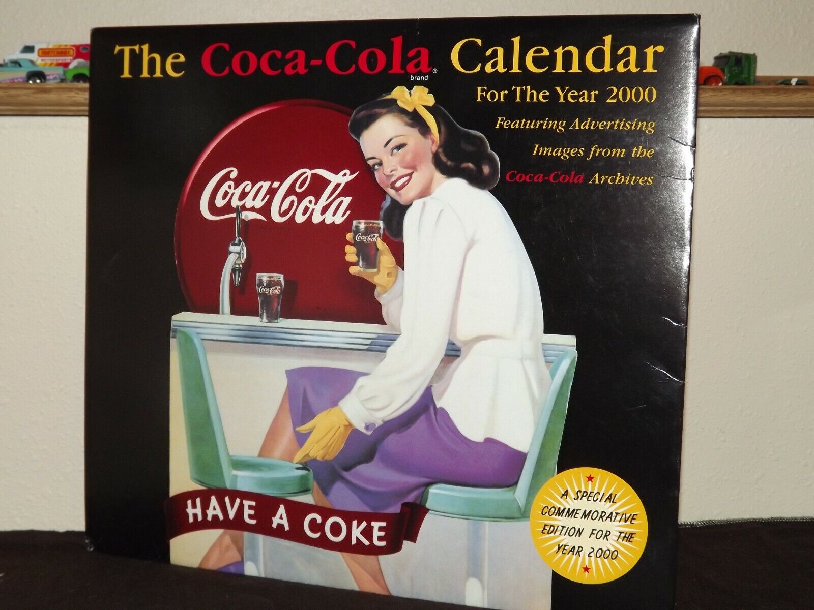 2000 Se Coca Cola 12 Month Calendar Vintage Art Coca Cola Archives Mint