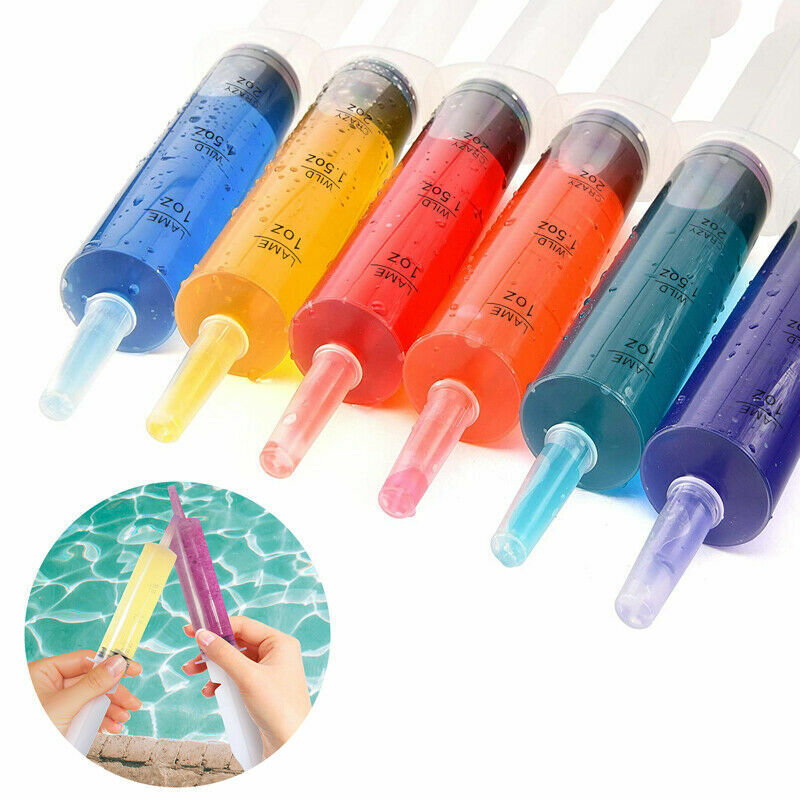 50 Jello 2 Oz Reusable Plastic Tubes Container With Caps For Summer&themed Party
