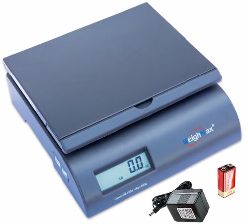 Weighmax 2822-50-gray Digital Shipping Postal Scale With Batteries And Ac Adapte