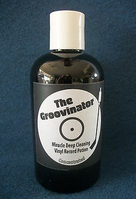 The Groovinator Record Vinyl Lp Cleaning Solution Concentrated Fluid 8oz Cleaner