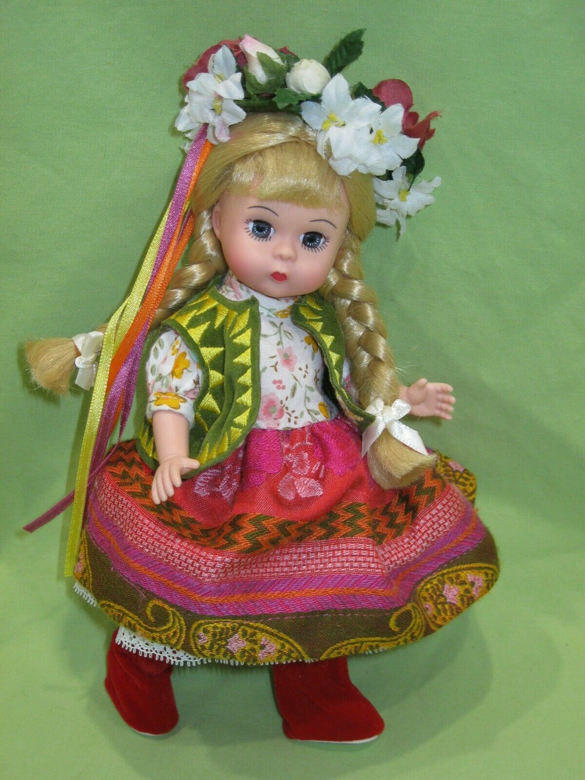 Rare Madame Alexander Ukraine 8" Wendy Doll Traditional Outfit #34325