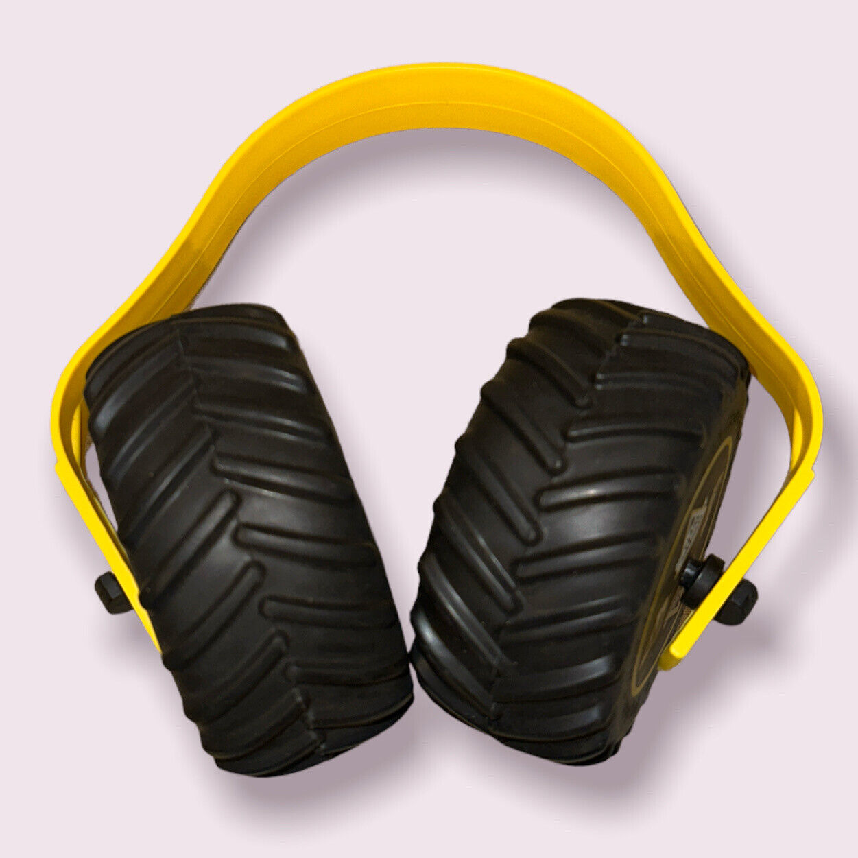 Monster Jam Truck Tire Child Kids Ear Muffs Headphones Hearing Protection Yellow