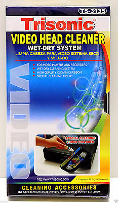 Video Head Cleaner For Vhs Vcr Player Recorder