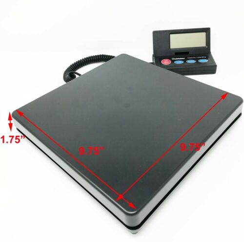 Digital Shipping Scale Postal Parcel Scale 110 Lbs Capacity W/ Ac Adapter