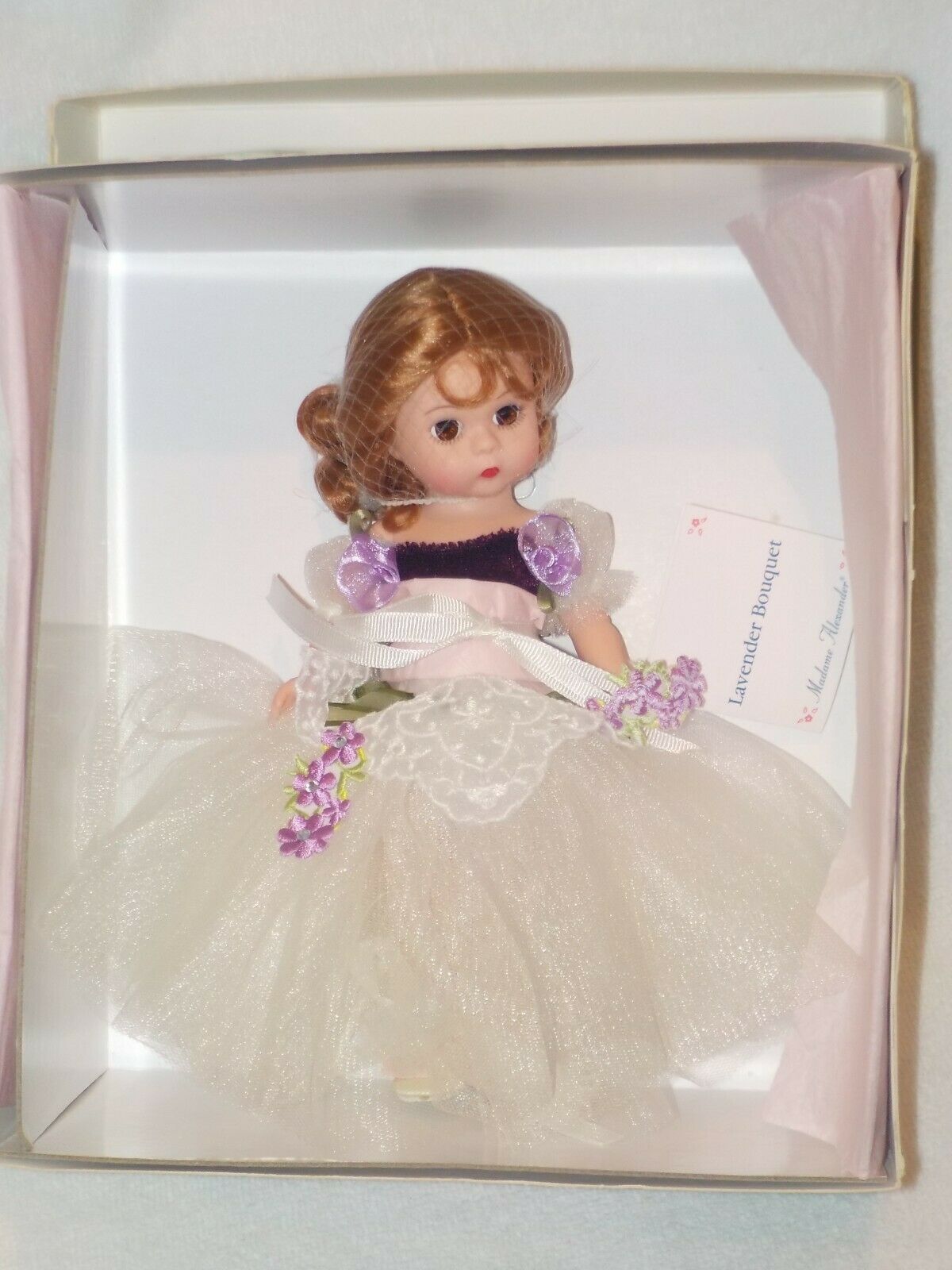 8" Madame Alexander Doll "lavender Bouquet"  *mib* 2000