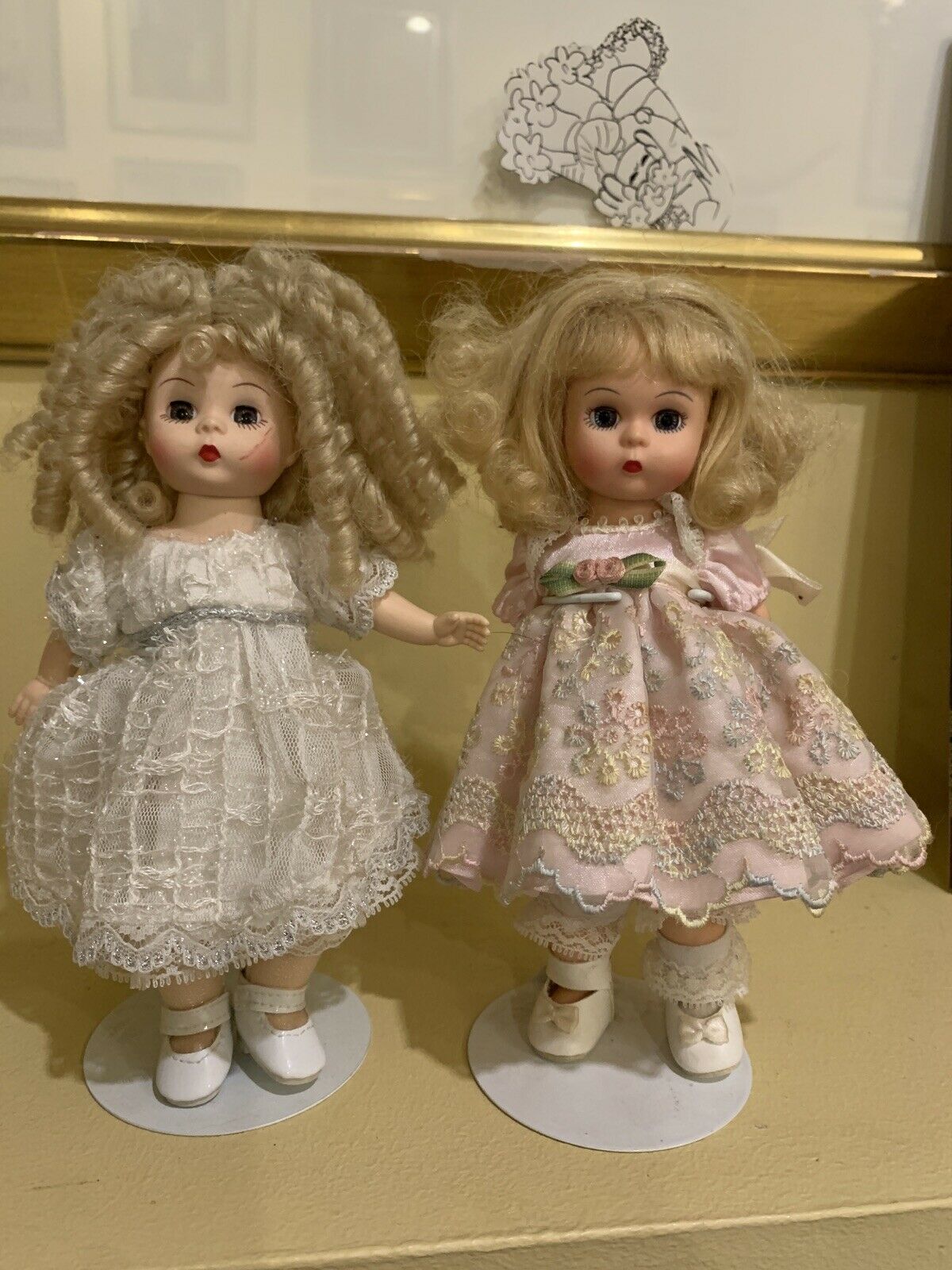 2 8" Madame Alexander Dolls- Happy Birthday ￼& Curly Haired!